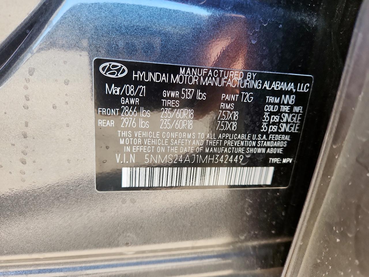 HYUNDAI SANTA FE SEL