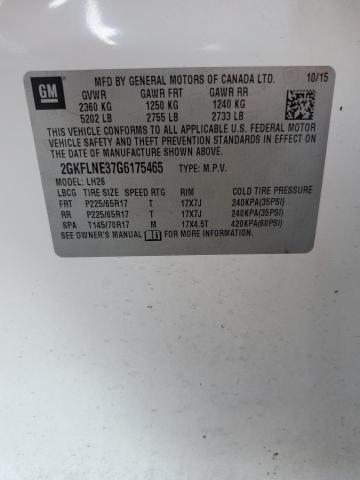 2016 GMC TERRAIN SL #3296395639