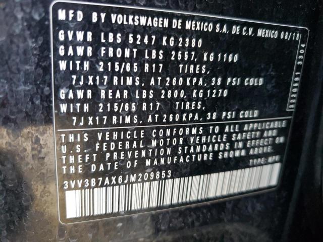 2018 VOLKSWAGEN TIGUAN SE #3304934543