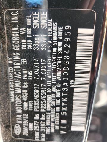 2013 KIA SORENTO LX - 5XYKT3A10DG342959