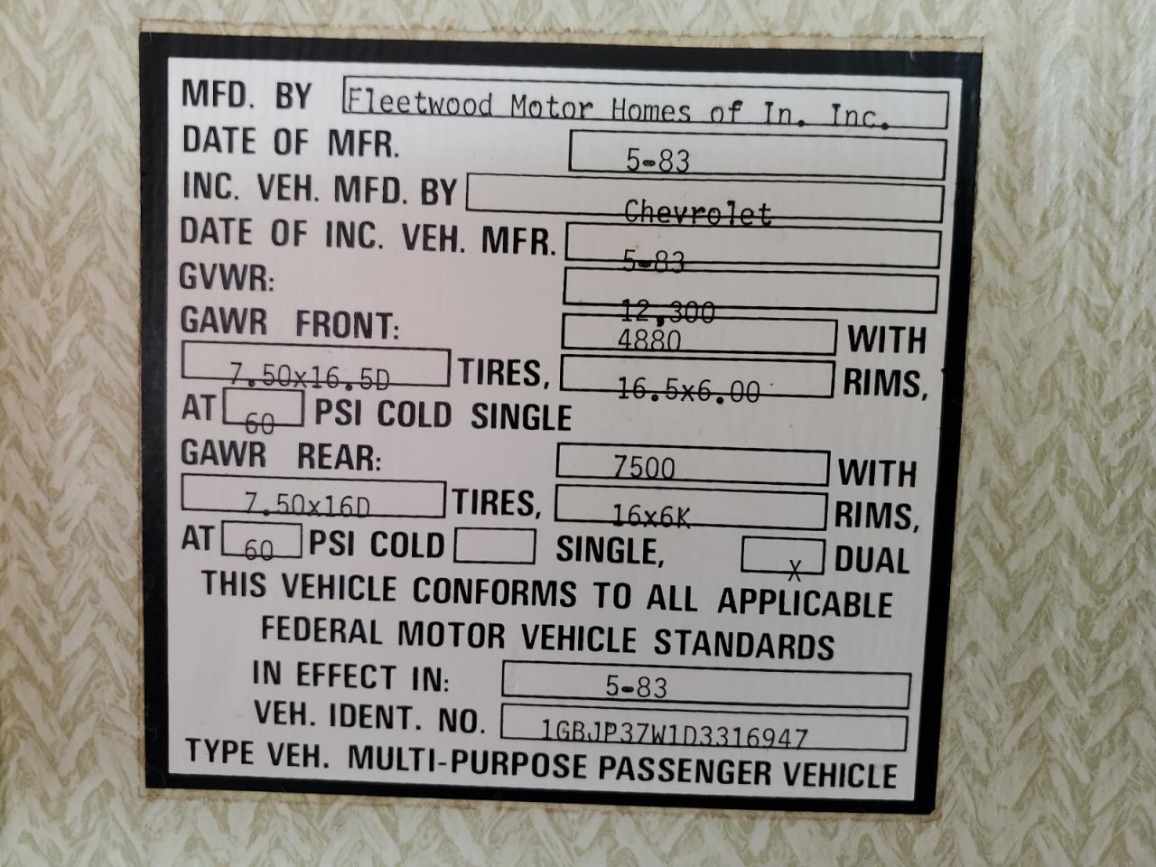 Lot #3286665292 1983 SOUT SOUTHWIND