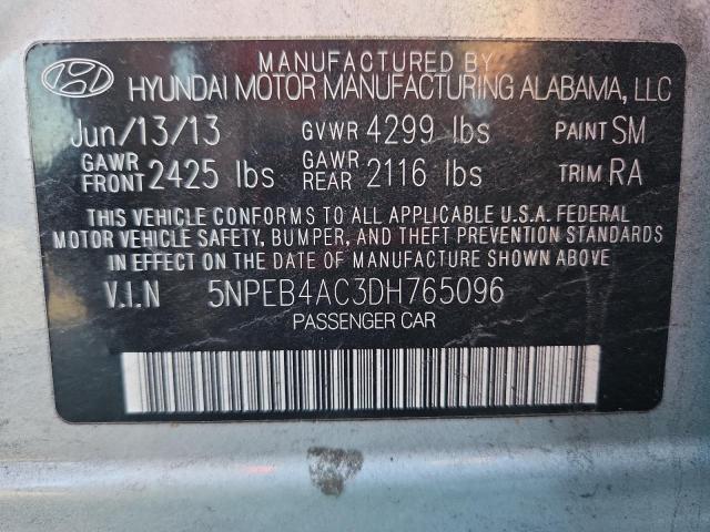 2013 HYUNDAI SONATA GLS - 5NPEB4AC3DH765096