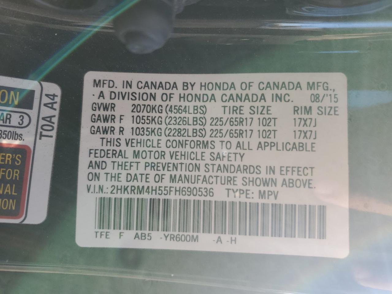 HONDA CR-V EX