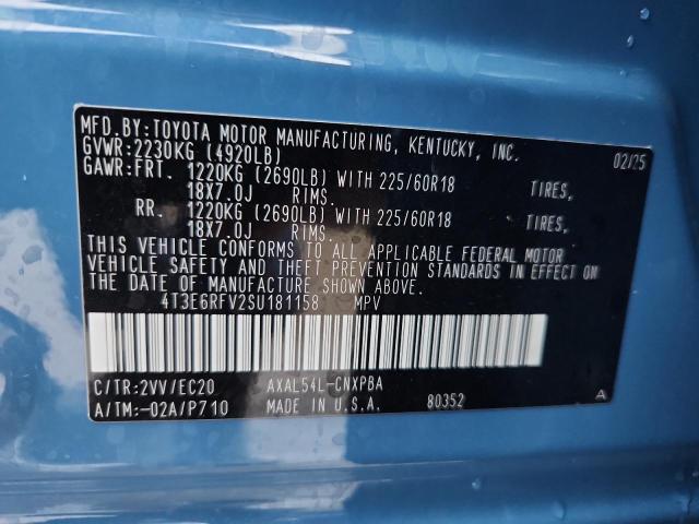 2025 TOYOTA RAV4 XSE - 4T3E6RFV2SU181158