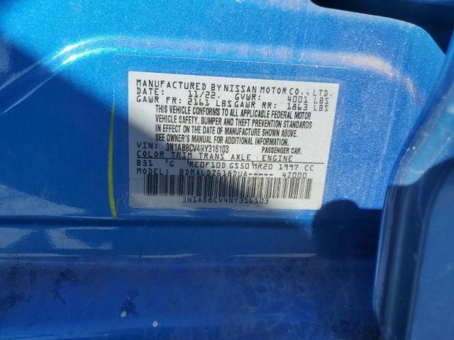 2022 NISSAN SENTRA SV - 3N1AB8CV4NY316103