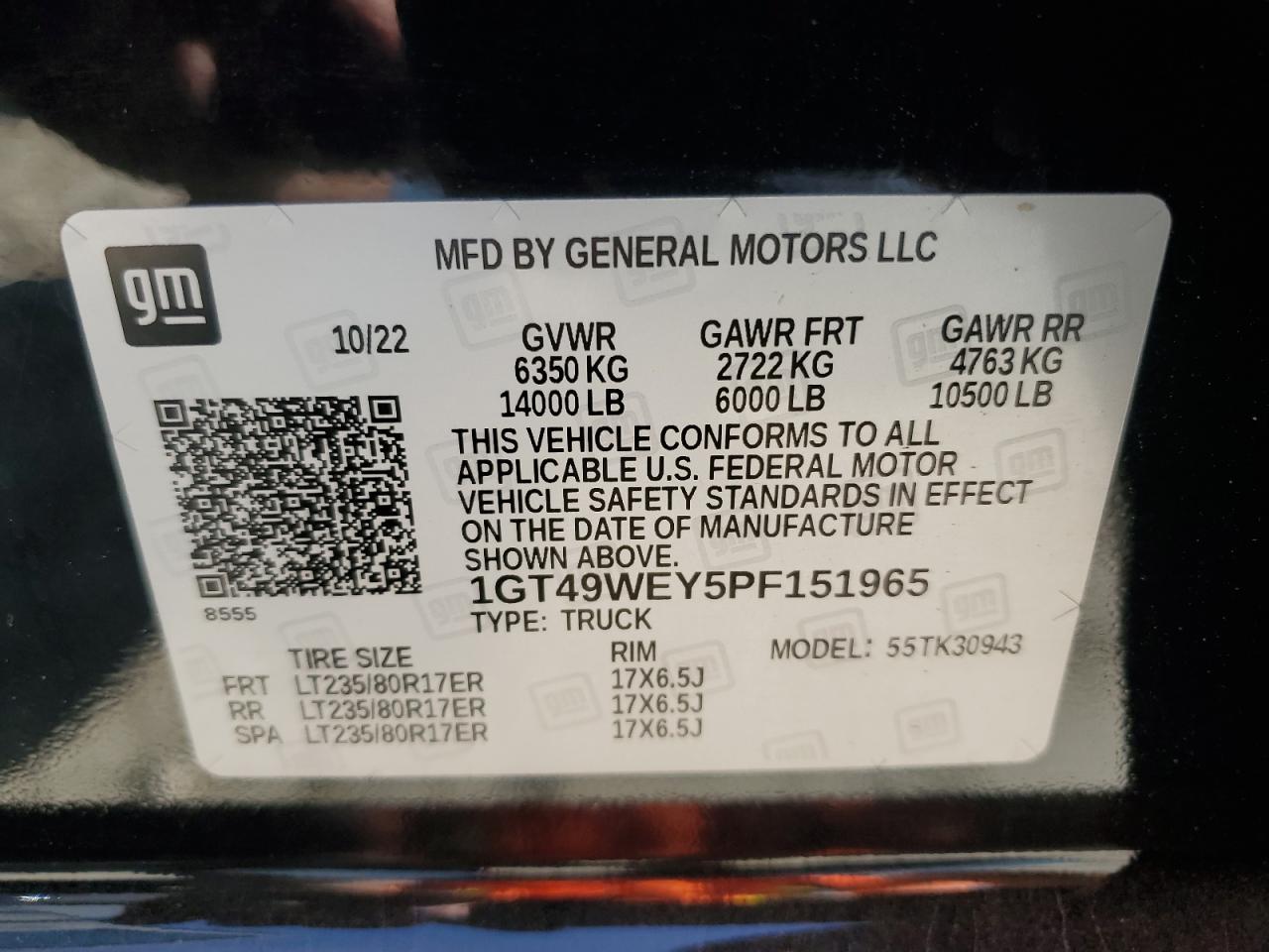 Lot #3304816540 2023 GMC SIERRA K35