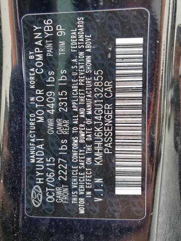 2016 HYUNDAI GENESIS CO KMHHU6KJ4GU132855