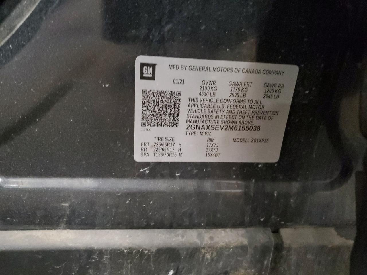 CHEVROLET EQUINOX LS