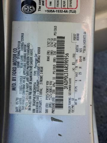 2010 FORD FUSION HYB - 3FADP0L31AR390956
