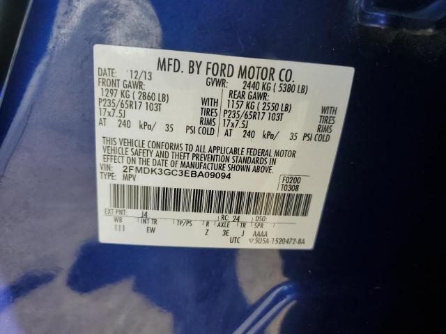 2014 FORD EDGE SE - 2FMDK3GC3EBA09094