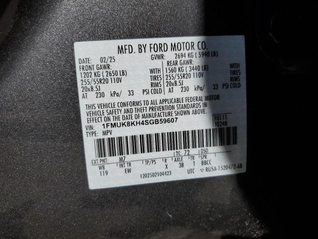 2025 FORD EXPLORER S - 1FMUK8KH4SGB59607