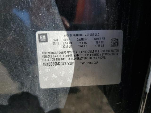 2016 CHEVROLET CRUZE LS #3266860044