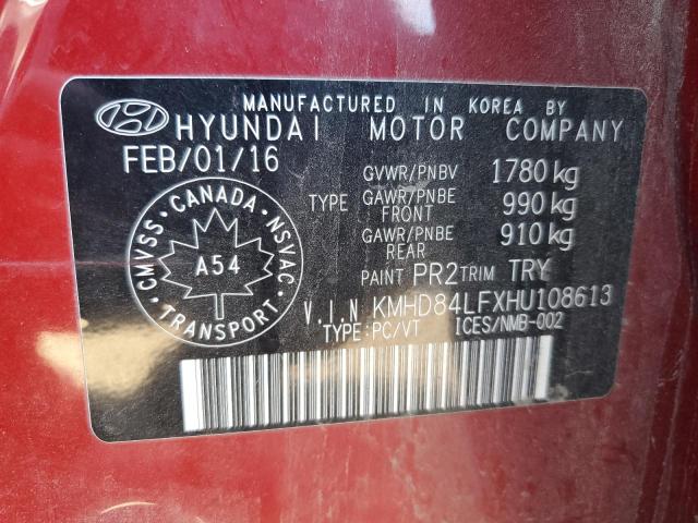 2017 HYUNDAI ELANTRA SE - KMHD84LFXHU108613