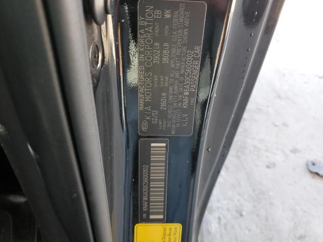 2012 KIA FORTE SX - KNAFW6A30C5600302