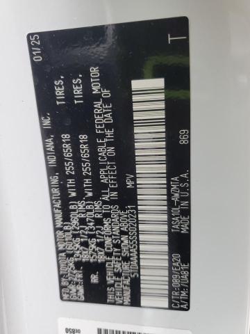 2025 TOYOTA GRAND HIGHLANDER LE 5TDAAAA55SS020231