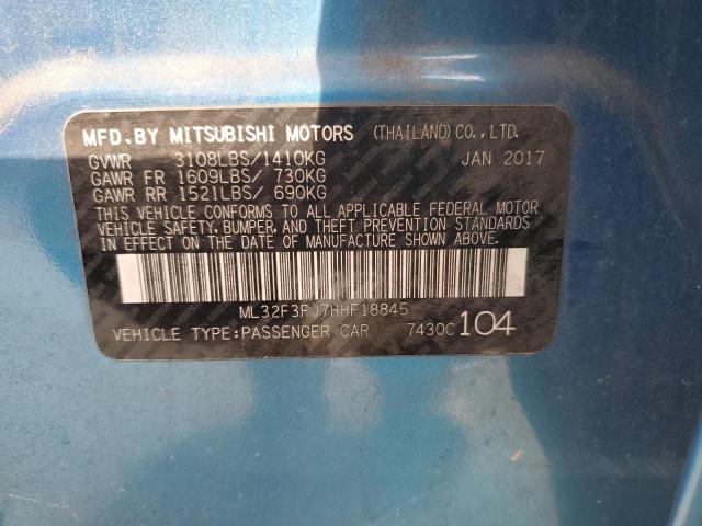 2017 MITSUBISHI MIRAGE G4 #3293476441
