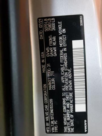 2022 VOLVO S60 B5 MOMENTUM - 7JRL12TZ3NG155299