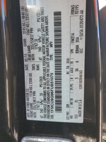 2015 FORD ESCAPE SE - 1FMCU9G96FUB51075