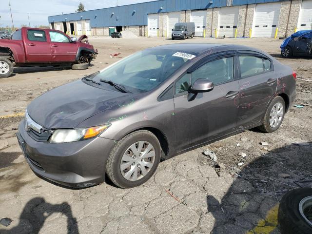 Global Auto Auctions: 2012 HONDA CIVIC LX