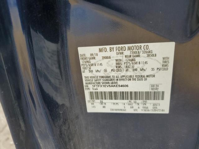 2010 FORD F150 SUPER - 1FTFX1EV5AKE54606