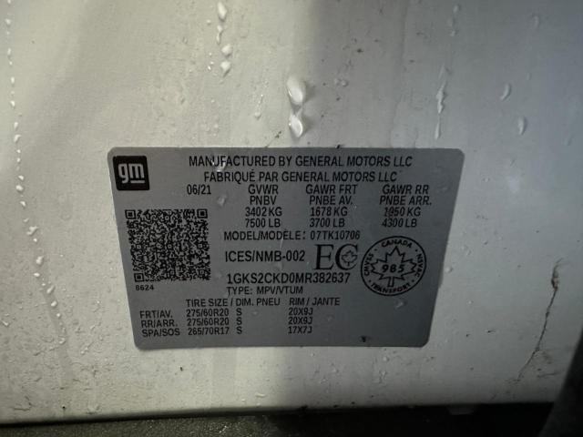 2021 GMC YUKON AT4 - 1GKS2CKD0MR382637