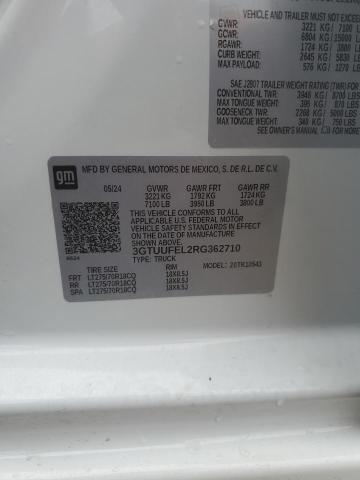2024 GMC SIERRA K15 - 3GTUUFEL2RG362710