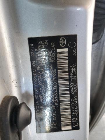 2014 TOYOTA PRIUS - JTDKN3DU5E0370926