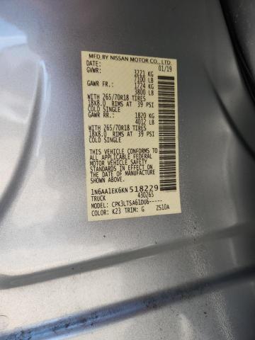 2019 NISSAN TITAN S 1N6AA1EK6KN518229