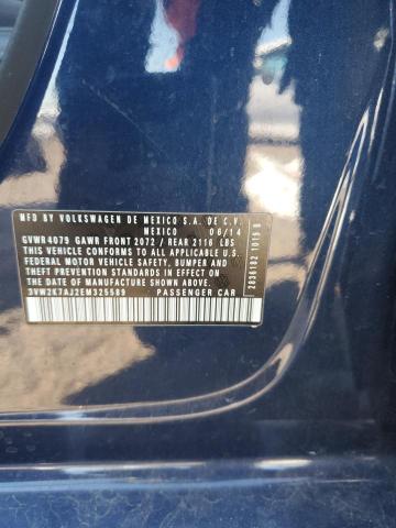 2014 VOLKSWAGEN JETTA BASE - 3VW2K7AJ2EM325589