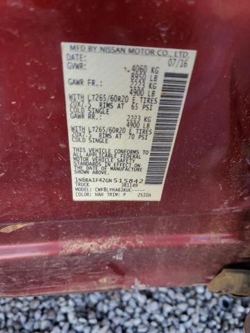 2016 NISSAN TITAN XD S - 1N6BA1F42GN515842