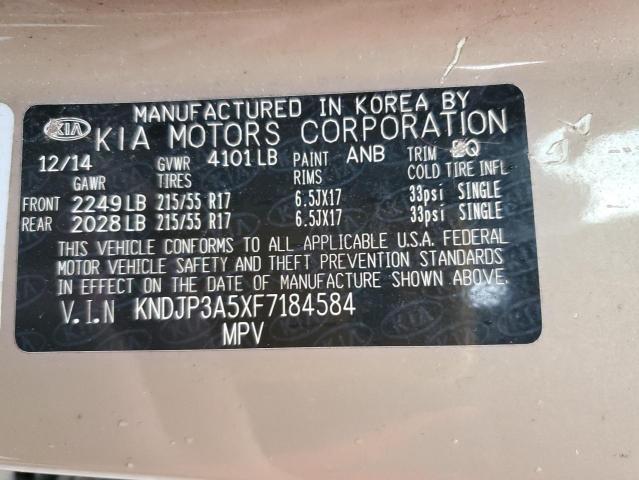 2015 KIA SOUL + KNDJP3A5XF7184584