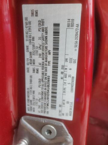 2019 FORD ESCAPE SEL - 1FMCU9HD5KUB25693