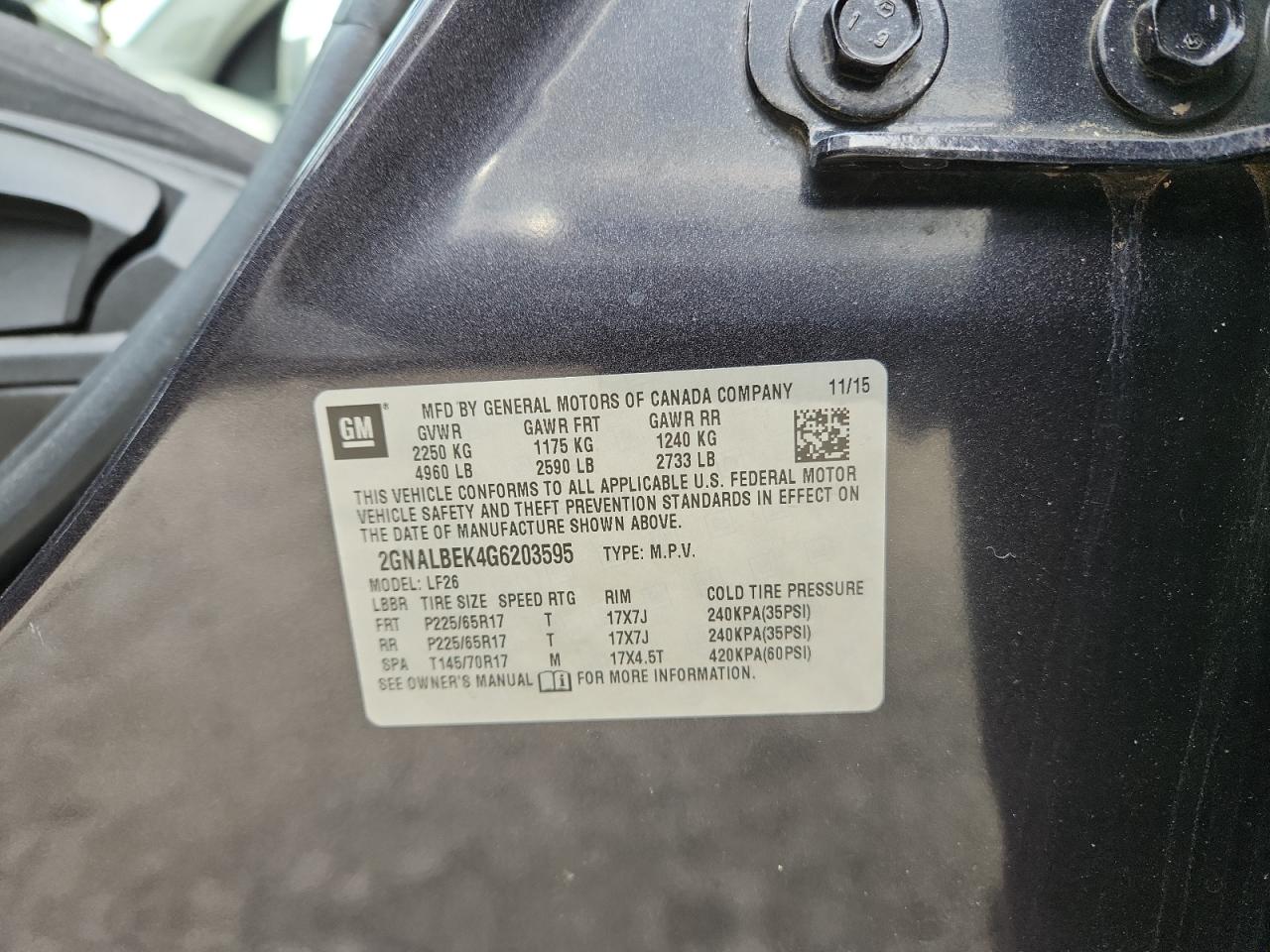 CHEVROLET EQUINOX LS