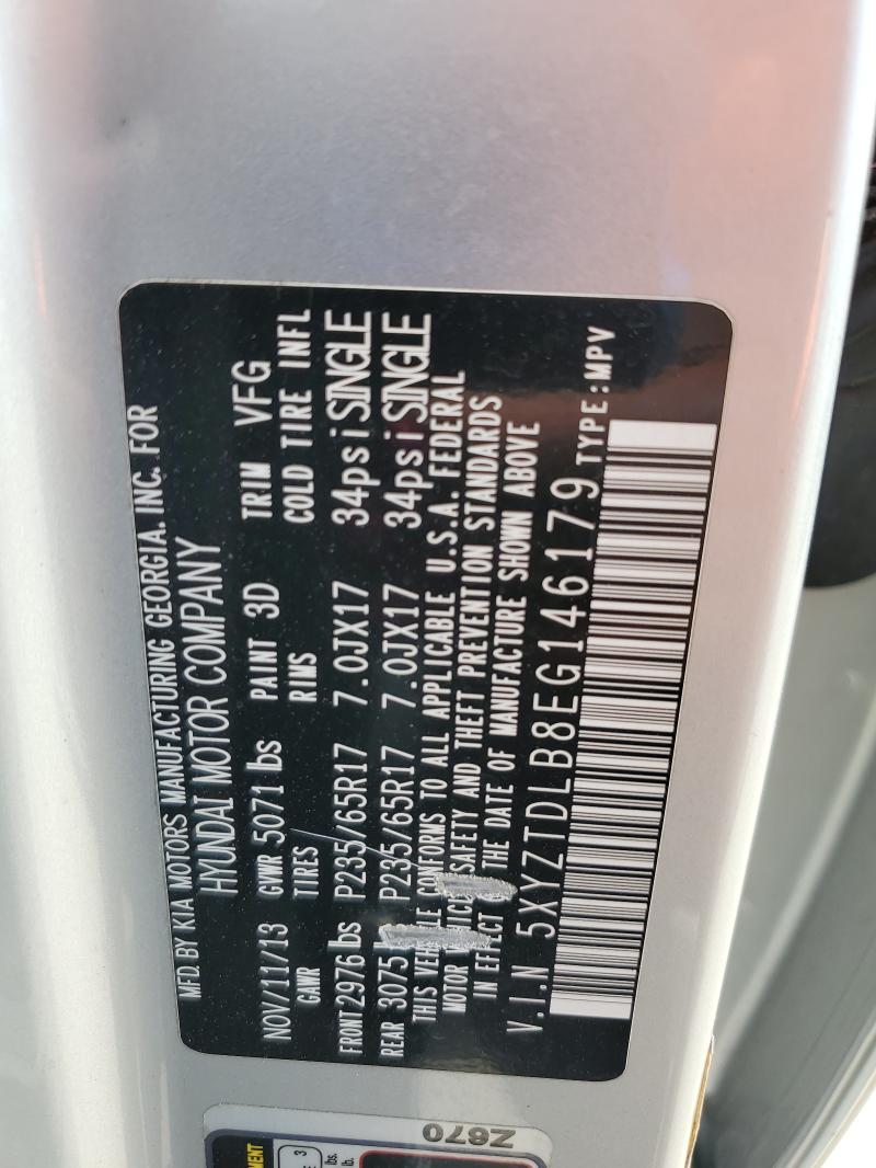 2014 HYUNDAI SANTA FE S - 5XYZTDLB8EG146179