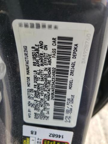 2010 TOYOTA COROLLA BA - 1NXBU4EE5AZ314922