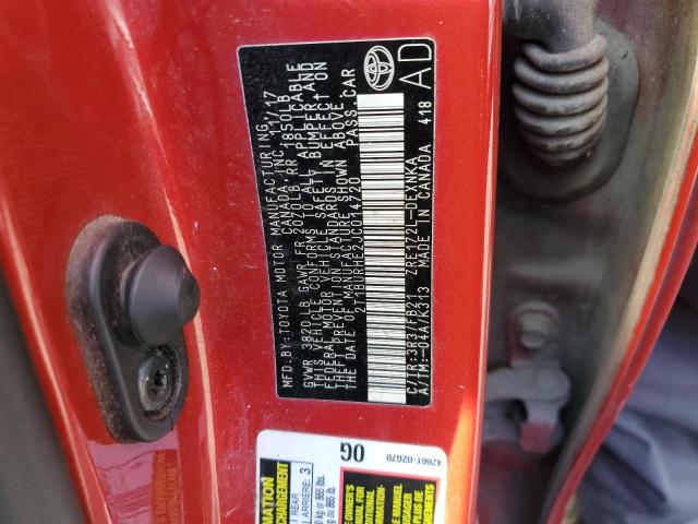 2018 TOYOTA COROLLA L - 2T1BURHE2JC014720