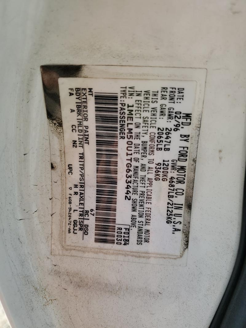 1996 MERCURY SABLE GS #3303865703