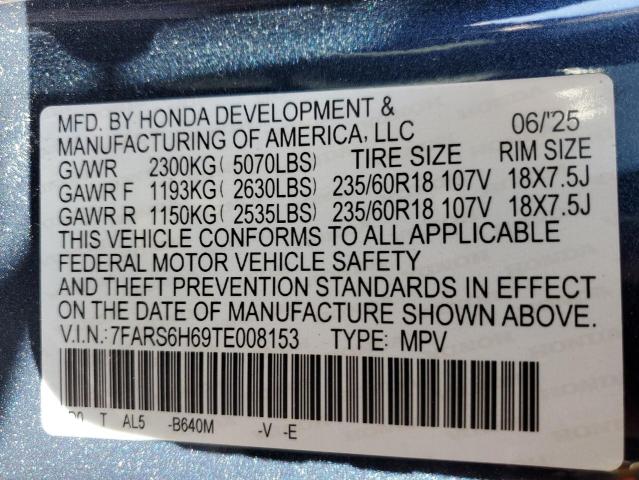 2026 HONDA CR-V TRAILSPORT 7FARS6H69TE008153