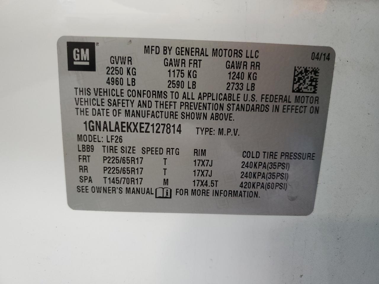 CHEVROLET EQUINOX LS