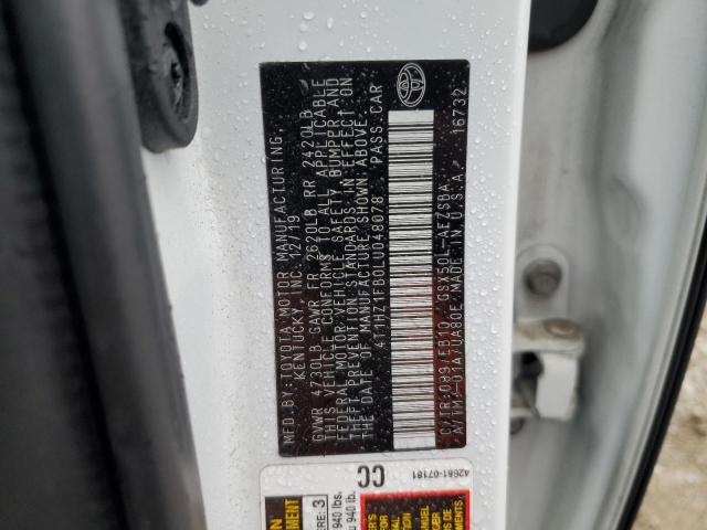 2020 TOYOTA AVALON TOU 4T1HZ1FB0LU048078