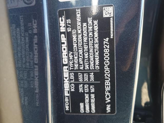 2023 FISKER AUTOMOTIVE OCEAN - VCF1EBU20PG008274