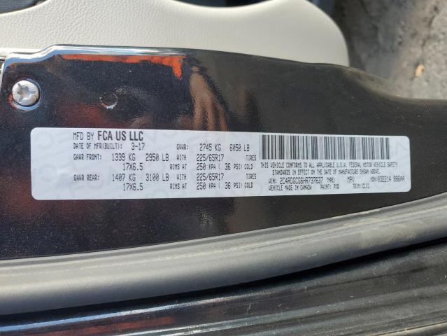 2017 DODGE GRAND CARA - 2C4RDGCG6HR737637