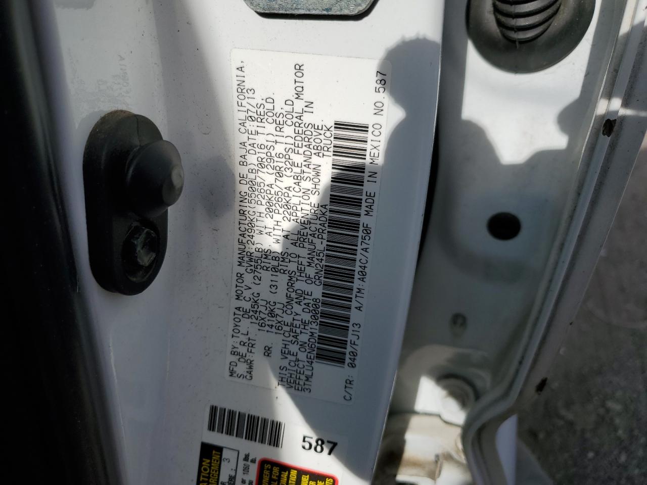 TOYOTA TACOMA DOUBLE CAB