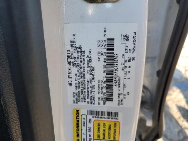 2016 FORD FUSION SE #3291358150