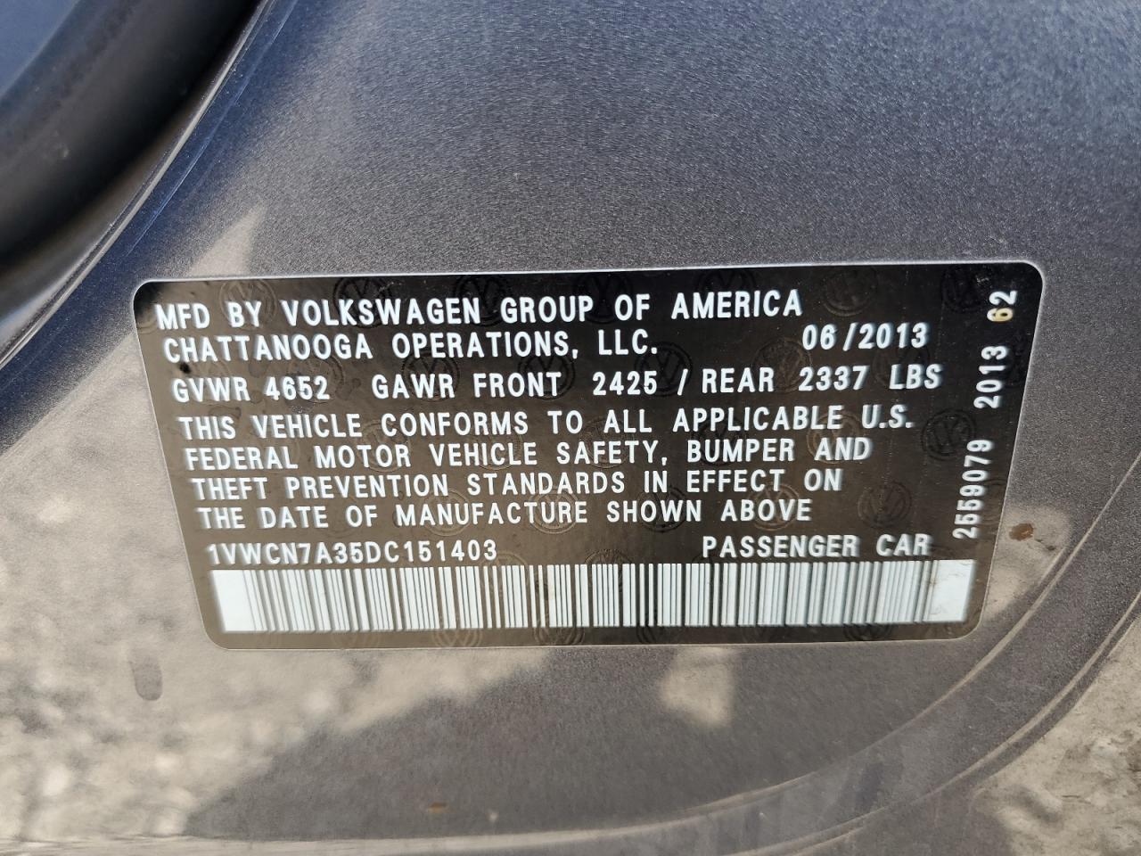 VOLKSWAGEN PASSAT SEL