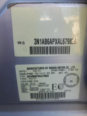 2010 NISSAN SENTRA 2.0 - 3N1AB6APXAL679828