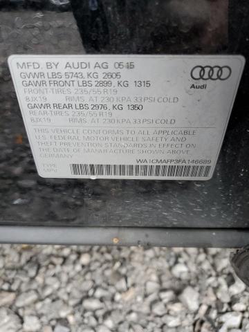 2015 AUDI Q5 TDI PRE WA1CMAFP3FA146689