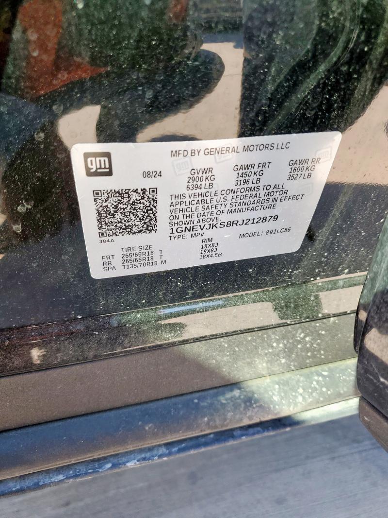 2024 CHEVROLET TRAVERSE L 1GNEVJKS8RJ212879