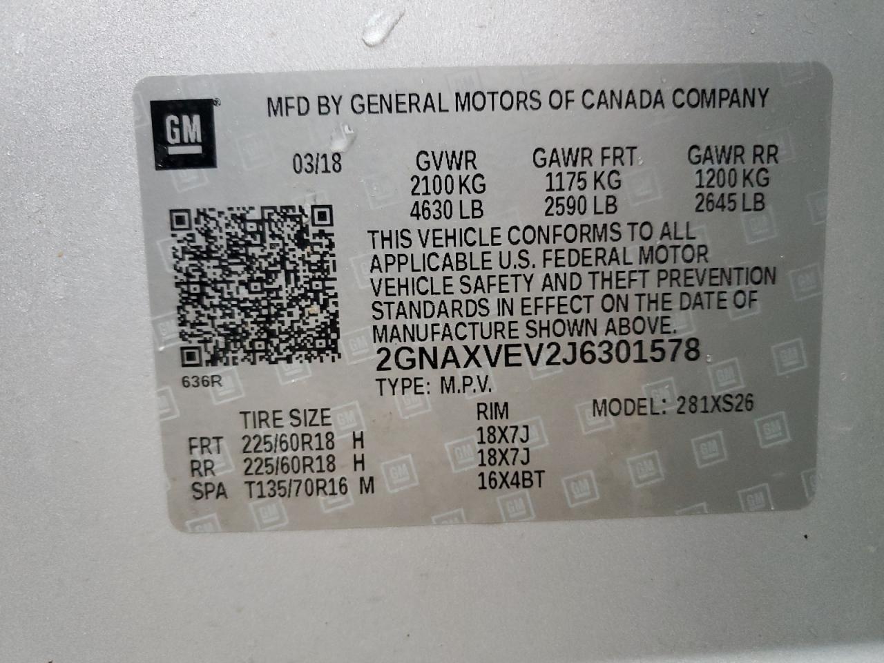 CHEVROLET EQUINOX PREMIER