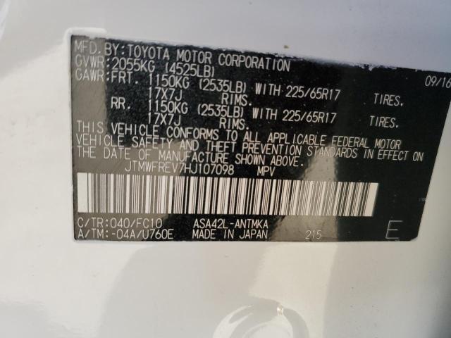 2017 TOYOTA RAV4 XLE #3304811645